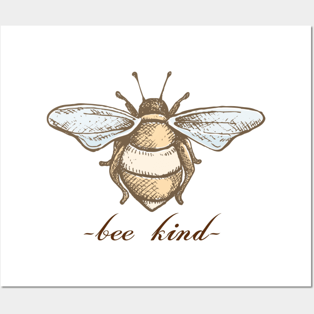 Bee Kind, Kindness Shirt Wall Art by Gifts of Recovery